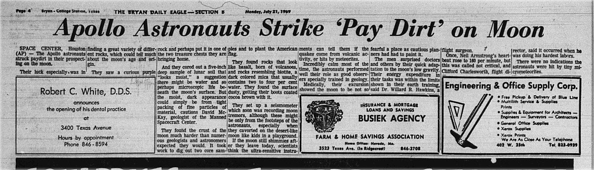 The Eagle Archives: July 21, 1969